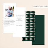 "Proposal" - Wedding Programs in Buff by Jack Knoebber - Back of Card Options
