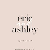 "Loved" - Wedding Programs in Champagne by Angela Garrick - Detail