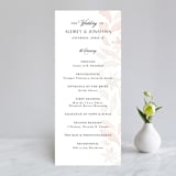"Batikka" - Wedding Programs in Blush by Paper Raven Co. - Front