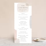 "Sculpture Garden" - Wedding Programs in Desert by Hooray Creative - Front