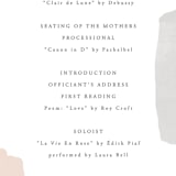 "Sculpture Garden" - Wedding Programs in Desert by Hooray Creative - Detail