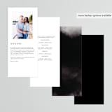 "Sweet Nothings" - Wedding Programs in Linen by Keen Peachy - Back of Card Options