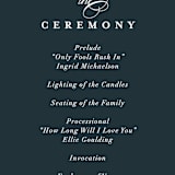 "Traditional" - Wedding Programs in Navy by lena barakat - Detail