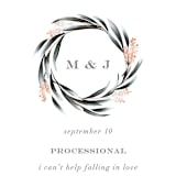 "Maya Rustica" - Wedding Programs in Rose by Petra Kern - Detail