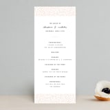 "Textured Dots" - Wedding Programs in Blush by Emily Sabol Goss - Front
