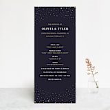 "Magical Day" - Wedding Programs in Navy by katrina gem - Front