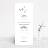 "Kindly Join Us" - Wedding Programs in Pearl by Laura Hamm - Front