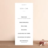 "and the adventure begins" - Wedding Programs in Diamond by Playground Prints - Front
