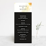 "Upper Block" - Wedding Programs in Daisy by Lea Velasquez - Front