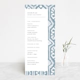 "Painted Ikat" - Wedding Programs in Frost by Liz Conley - Front