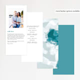 "Cotton Air" - Wedding Programs in Seaside by Lea Velasquez - Back of Card Options