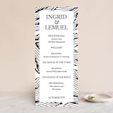 "vivid leaves" - Wedding Programs in Ink by Ramoncita - Front