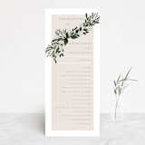 "Watermark" - Wedding Programs in Cypress by Kaydi Bishop - Front