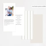 "Watermark" - Wedding Programs in Cypress by Kaydi Bishop - Back of Card Options