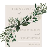 "Watermark" - Wedding Programs in Cypress by Kaydi Bishop - Detail