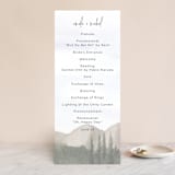 "muted mountains" - Wedding Programs in Splendid Day by Deborah Chou - Front