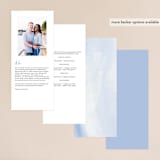 "muted mountains" - Wedding Programs in Splendid Day by Deborah Chou - Back of Card Options