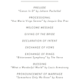 "saturated" - Wedding Programs in Plum by Erin Deegan - Detail