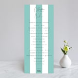 "Summer Palm" - Wedding Programs in Leaf by Baumbirdy - Front