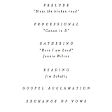 "Clearing" - Wedding Programs in Leaf by Alethea and Ruth - Detail