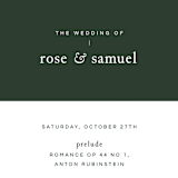 "A Dash of Delight" - Wedding Programs in Pine Needle by Bramble Studio - Detail