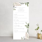 "Spring Wildflowers" - Wedding Programs in Garden by Christie Elise - Front