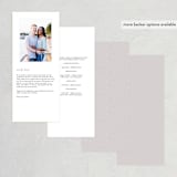 "Spring Wildflowers" - Wedding Programs in Garden by Christie Elise - Back of Card Options