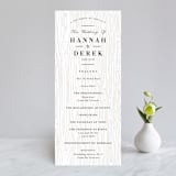 "Rustic Grain" - Wedding Programs in Ashwood by Oma N. Ramkhelawan - Front