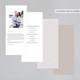 "Rustic Grain" - Wedding Programs in Ashwood by Oma N. Ramkhelawan - Back of Card Options