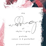 "living coral" - Wedding Programs in Coral by Phrosné Barwood - Detail