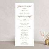 "ring box" - Wedding Programs in Sunset by Phrosné Barwood - Front