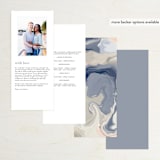 "marble majesty" - Wedding Programs in Mountain Range by Hooray Creative - Back of Card Options