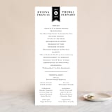 "Helena" - Wedding Programs in Quartz by 2birdstone - Front