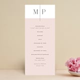 "The Ace" - Wedding Programs in Petal by Rochelle Renee - Front