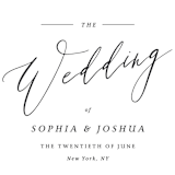 "Crescendo" - Wedding Programs in Snow by Griffinbell Paper Co. - Detail