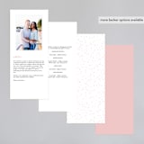 "Sea Froth" - Wedding Programs in Blush by Creo Study - Back of Card Options