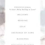 "Sea Froth" - Wedding Programs in Blush by Creo Study - Detail
