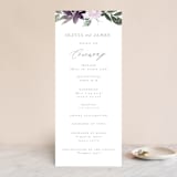 "Garden Stroll" - Wedding Programs in Lilac by Creo Study - Front