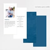 "Watercolor waves" - Wedding Programs in Ocean by Yuliya Evseeva - Back of Card Options