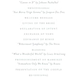 "Love Beyond Measure" - Wedding Programs in Mineral by Oscar and Emma - Karly Depew - Detail