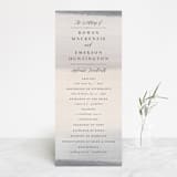 "Sunrise Waves" - Wedding Programs in Ocean by Wildfield Paper Co - Front