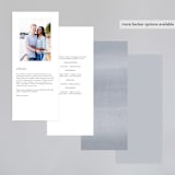 "Wildflower Garden" - Wedding Programs in Meadow by Wildfield Paper Co - Back of Card Options