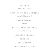 "Gramercy" - Wedding Programs in Blush by Kristie Kern - Detail