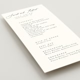 "Corison" - Wedding Programs in Classic by Kelly Schmidt - Detail