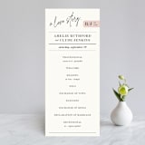 "A Storybook Wedding" - Wedding Programs in Blush by Katy Shen - Front