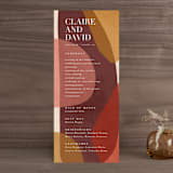 "Galeria" - Wedding Programs in Autumn Desert by Kelly Schmidt - Front