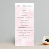 "Forest Foliage" - Wedding Programs in Deep Forest by Eve Schultz - Front