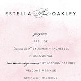 "Forest Foliage" - Wedding Programs in Deep Forest by Eve Schultz - Detail