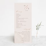 "a hundred years" - Wedding Programs in Burnt Umber by Robin Ott - Front