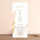 "pollen" - Wedding Programs in Petal by Robin Ott - Front